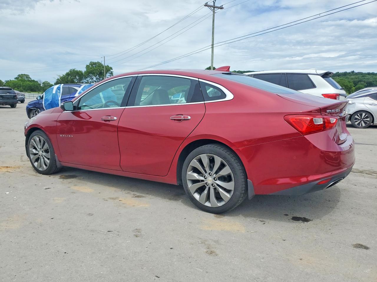 2018 Chevrolet Malibu Premier Red vin: 1G1ZE5SXXJF160989