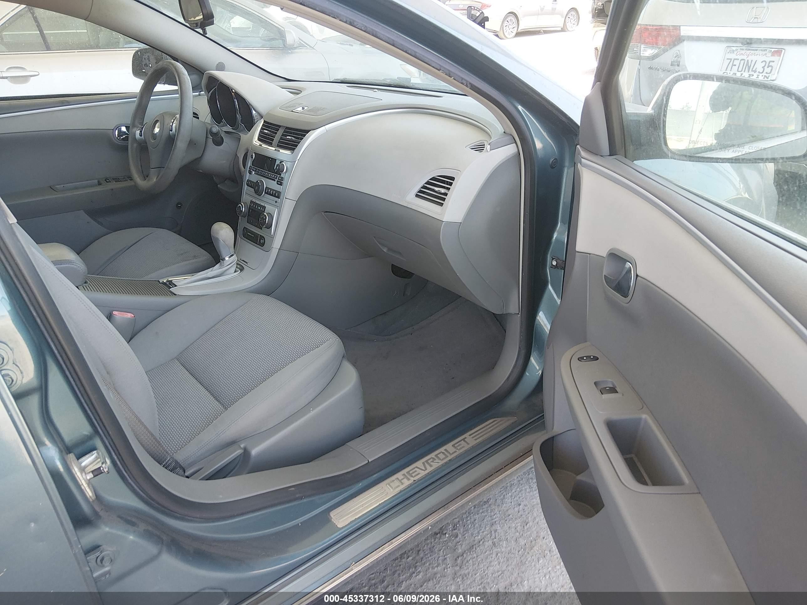 2009 Chevrolet Malibu Hybrid   Turquoise vin: 1G1ZF57519F228841