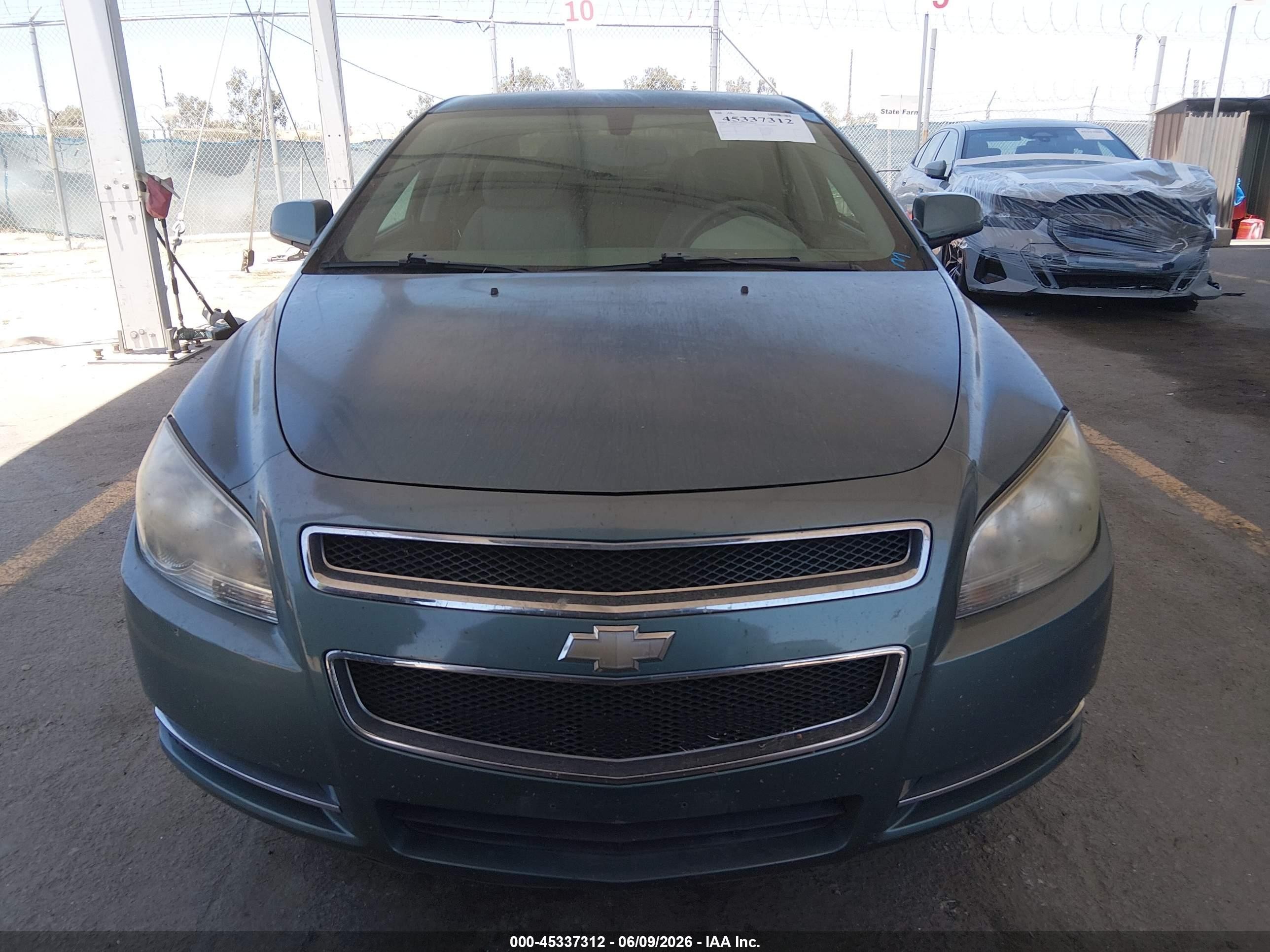 2009 Chevrolet Malibu Hybrid   Turquoise vin: 1G1ZF57519F228841