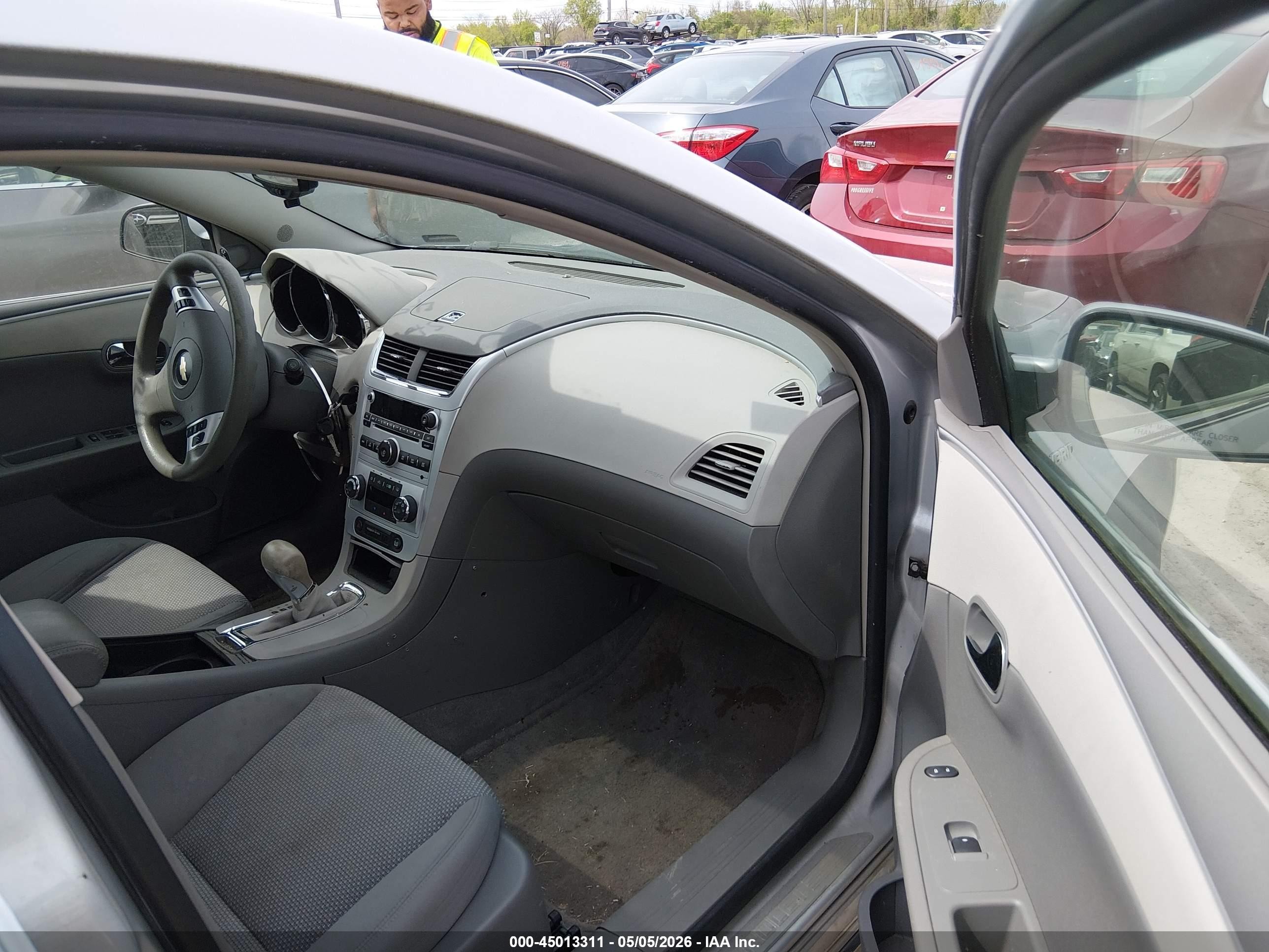 2009 Chevrolet Malibu Hybrid   Silver vin: 1G1ZF57539F143175