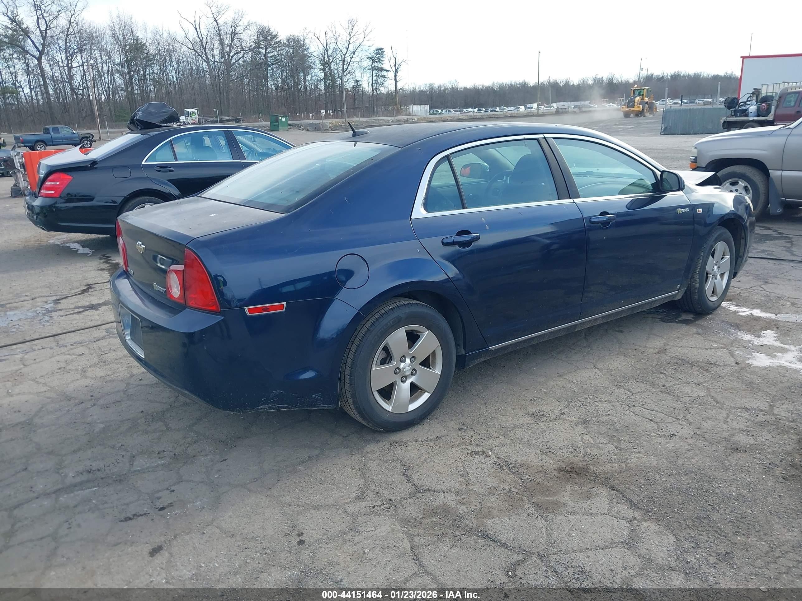 2008 Chevrolet Malibu Hybrid   Blue vin: 1G1ZF57558F275062