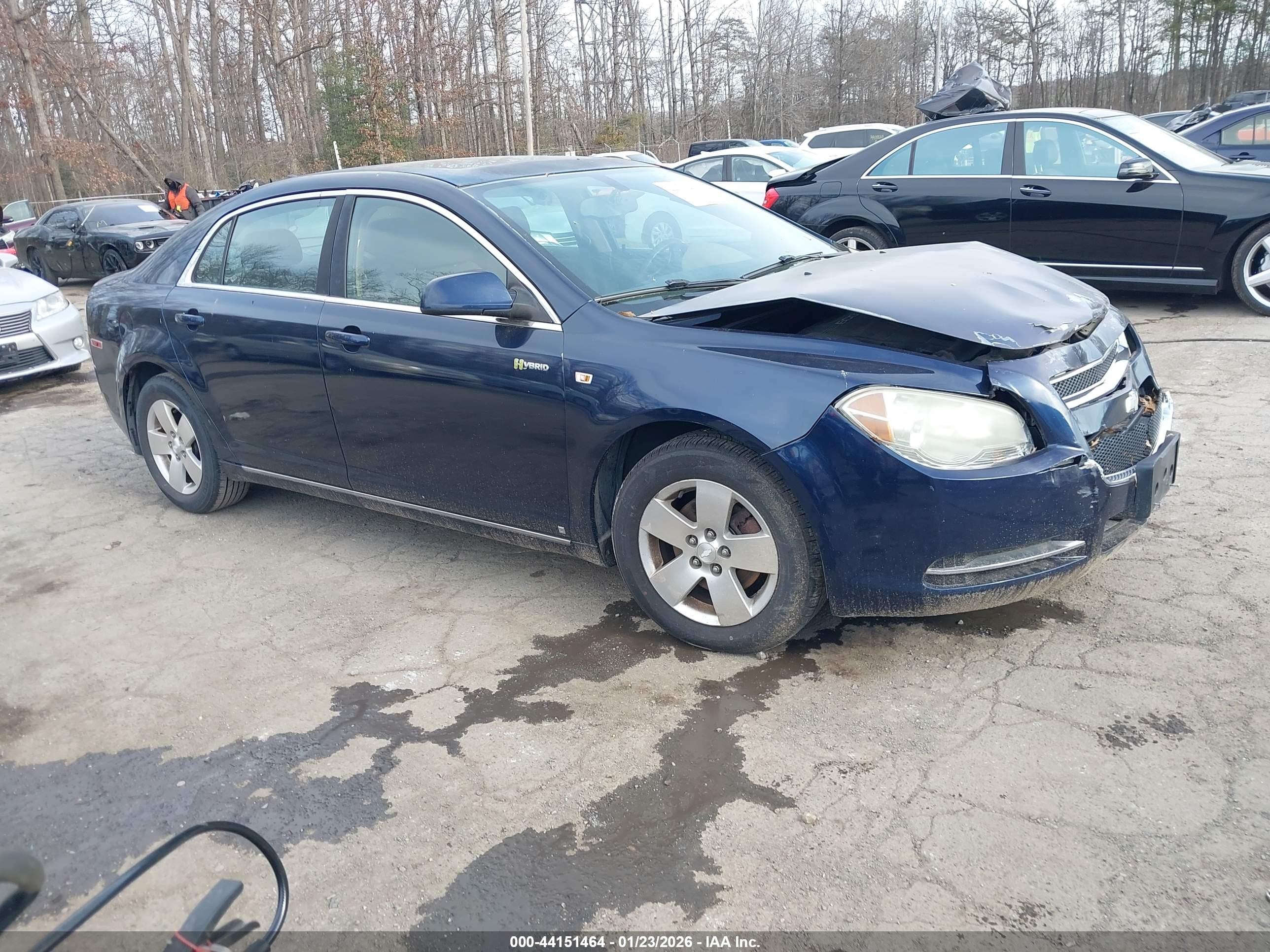 2008 Chevrolet Malibu Hybrid Blue vin: 1G1ZF57558F275062