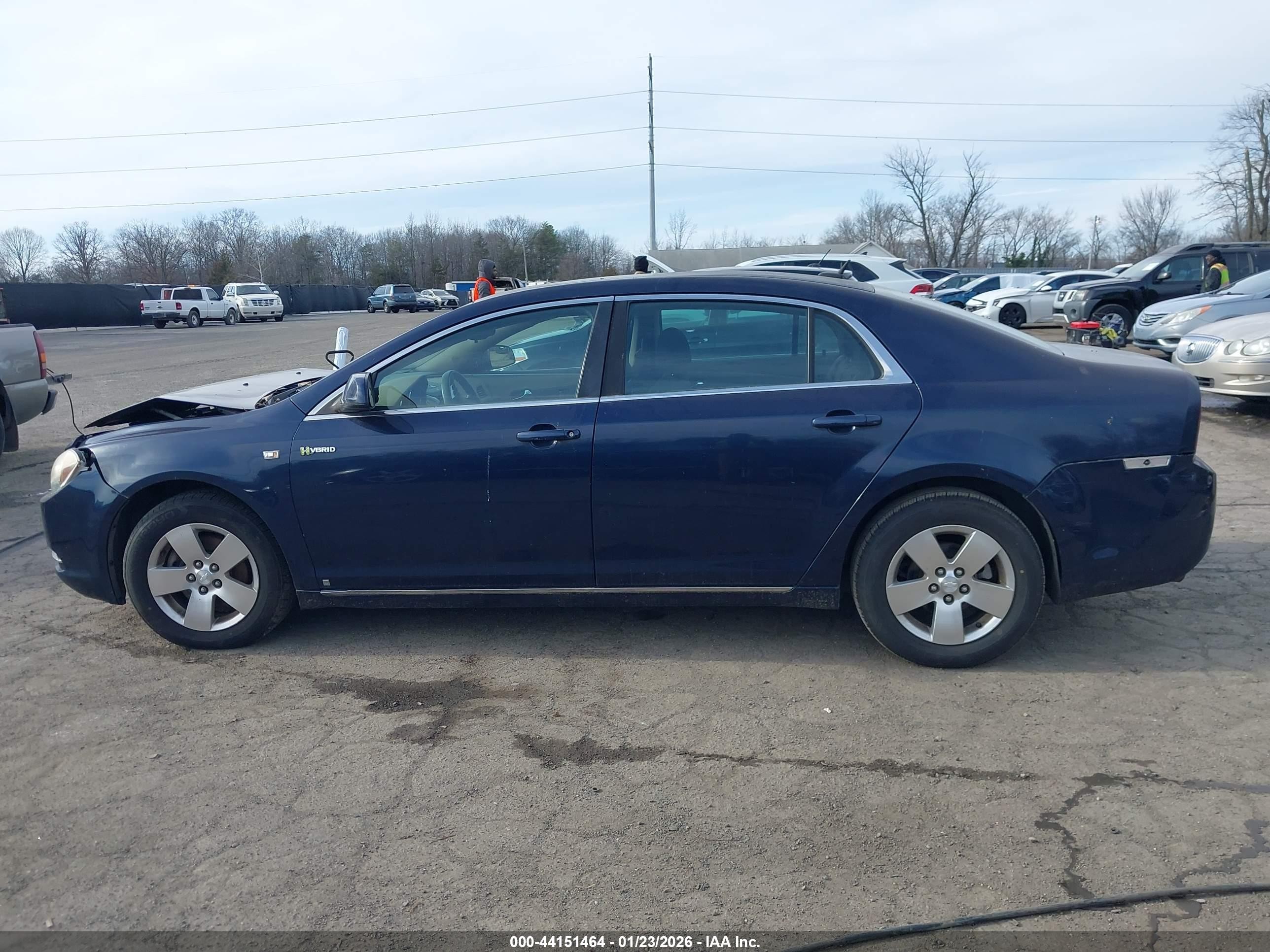2008 Chevrolet Malibu Hybrid   Blue vin: 1G1ZF57558F275062