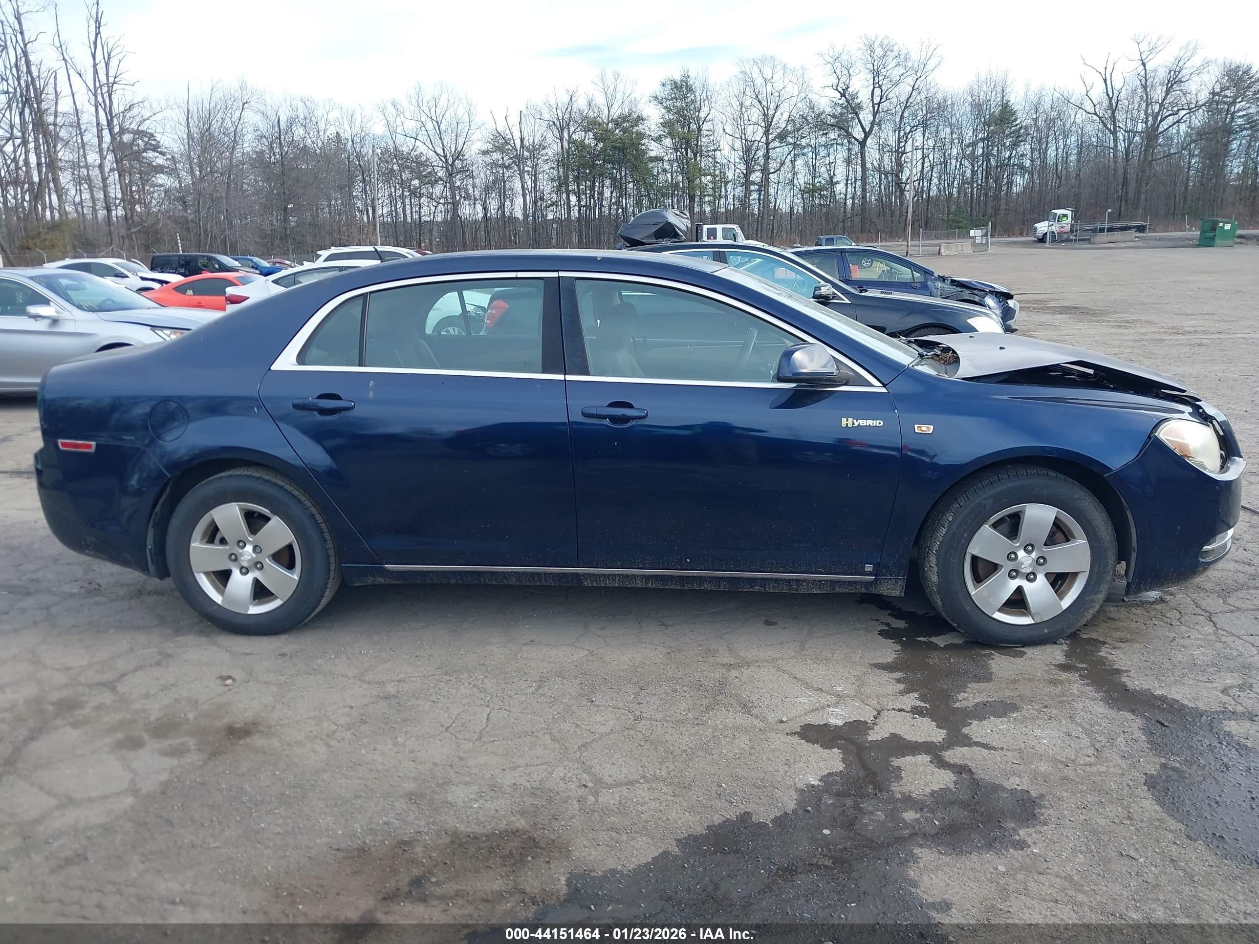 2008 Chevrolet Malibu Hybrid   Blue vin: 1G1ZF57558F275062