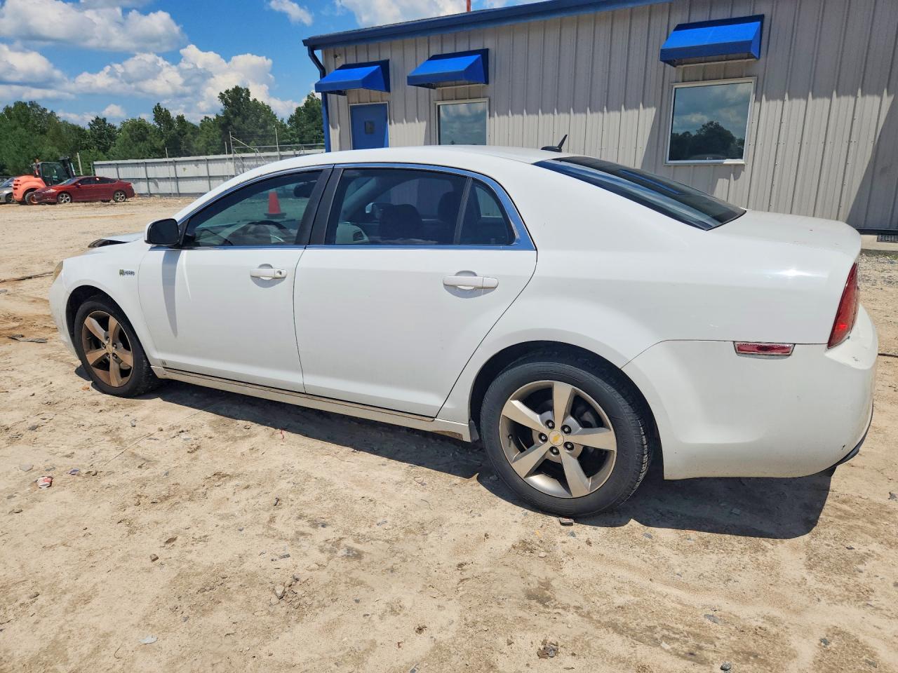 2009 Chevrolet Malibu Hybrid White vin: 1G1ZF57559F201898