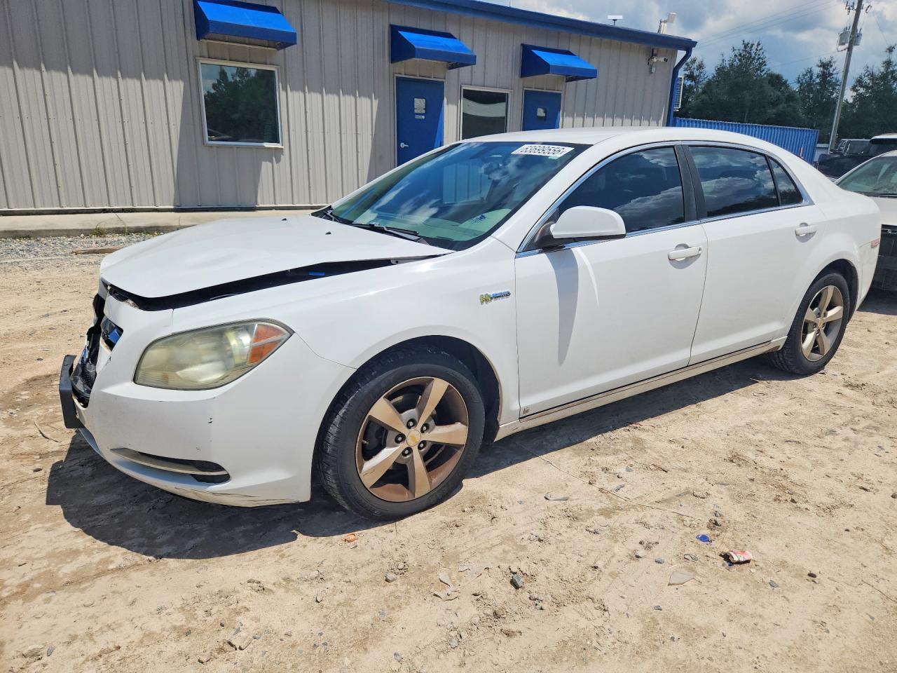 2009 Chevrolet Malibu Hybrid White vin: 1G1ZF57559F201898