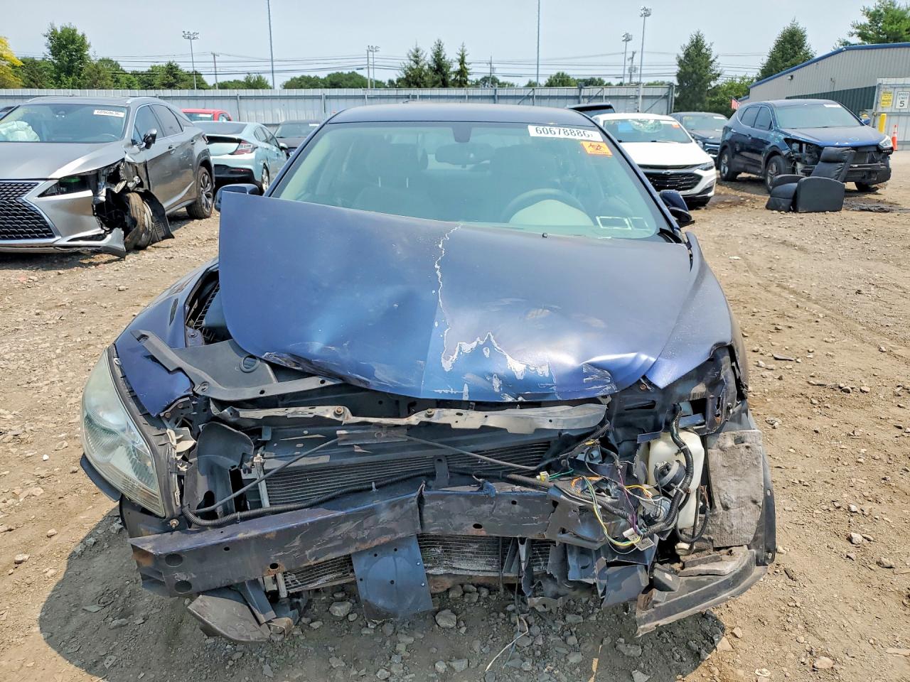 2009 Chevrolet Malibu Hybrid Синий vin: 1G1ZF57599F207834