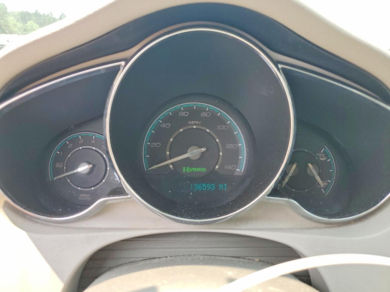 2009 Chevrolet Malibu Hybrid Синий vin: 1G1ZF57599F207834
