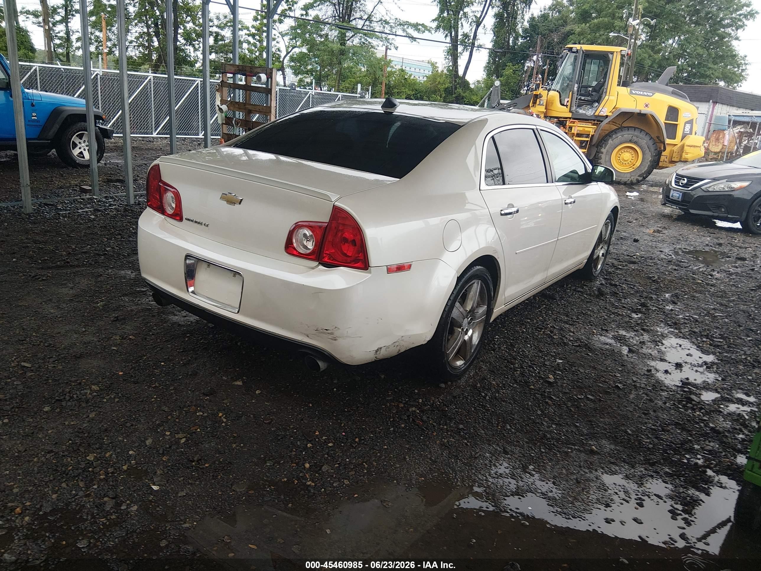 2012 Chevrolet Malibu 3lt Cream vin: 1G1ZF5E70CF250731