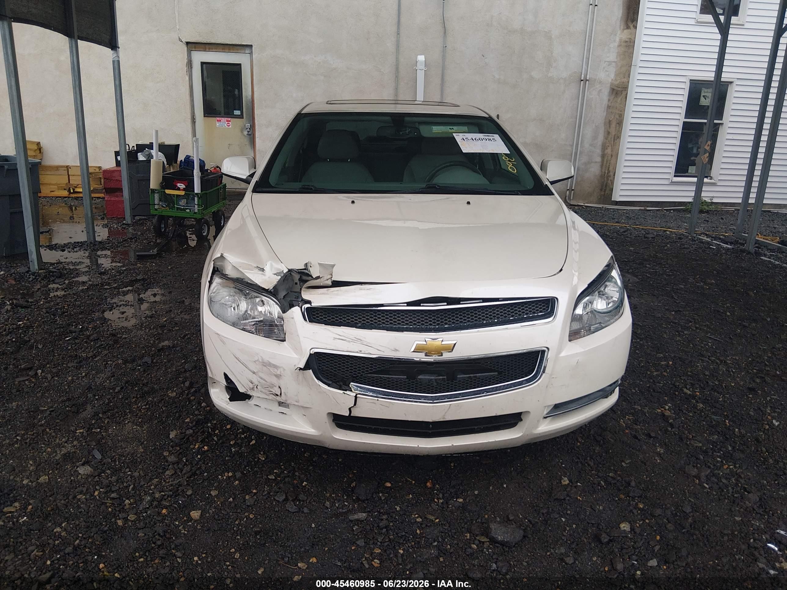 2012 Chevrolet Malibu 3lt Cream vin: 1G1ZF5E70CF250731