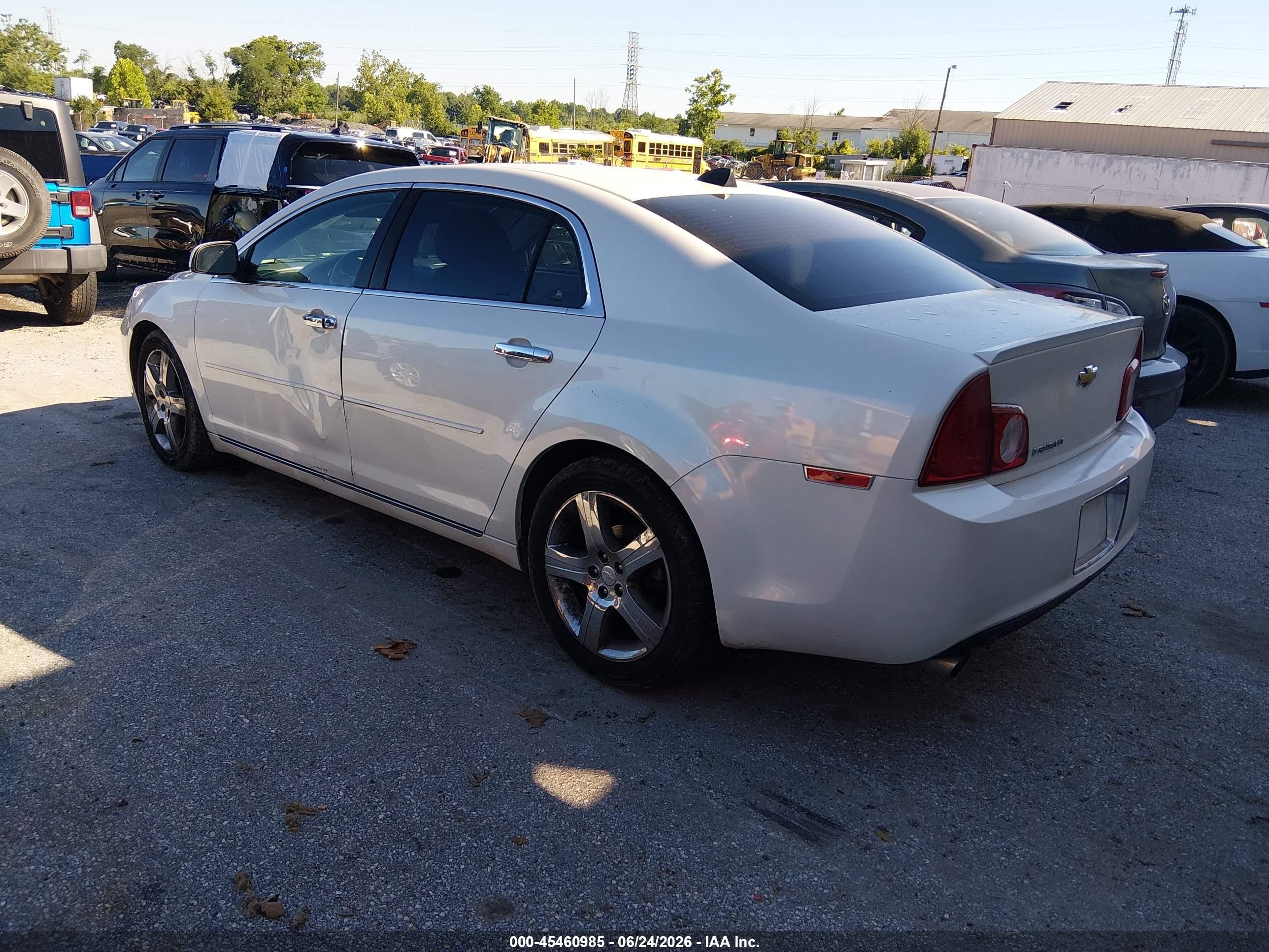 2012 Chevrolet Malibu 3lt Cream vin: 1G1ZF5E70CF250731