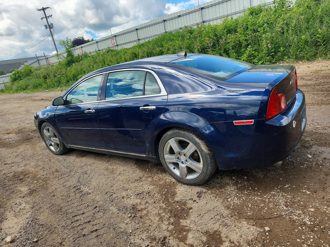 2012 Chevrolet Malibu 3lt Blue vin: 1G1ZF5E71CF304554