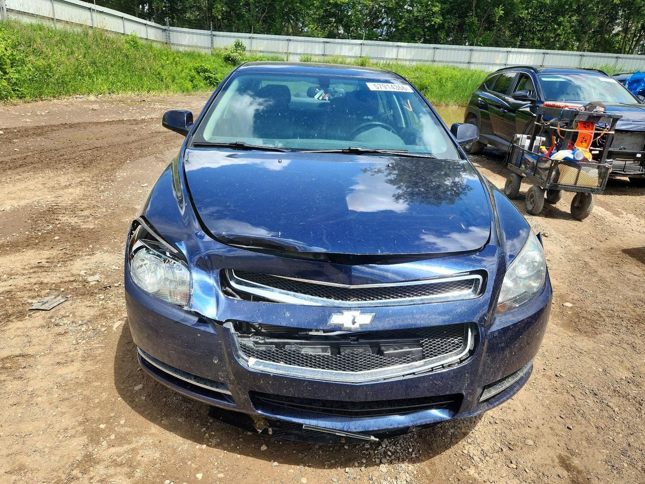 2012 Chevrolet Malibu 3lt Blue vin: 1G1ZF5E71CF304554