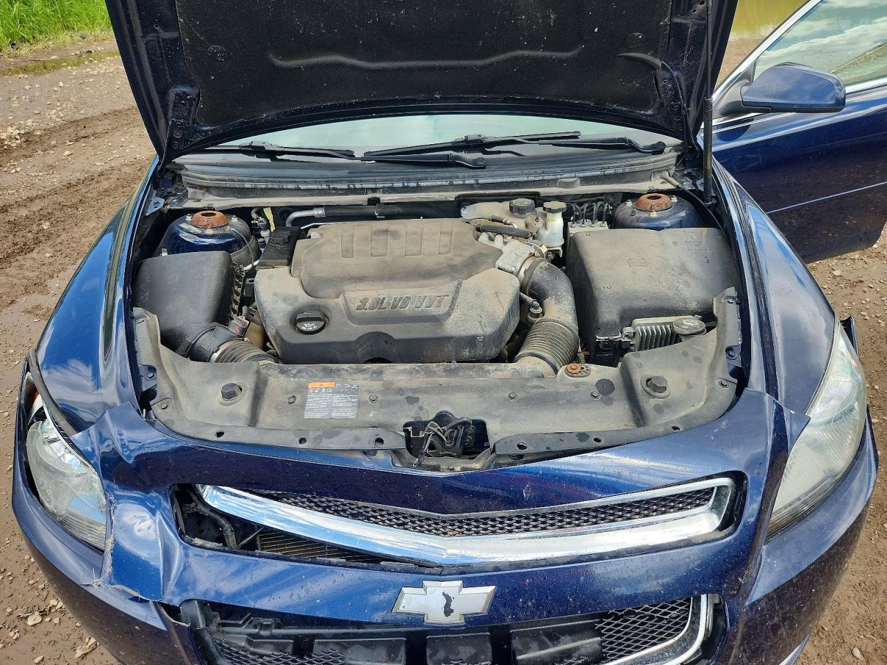 2012 Chevrolet Malibu 3lt Blue vin: 1G1ZF5E71CF304554