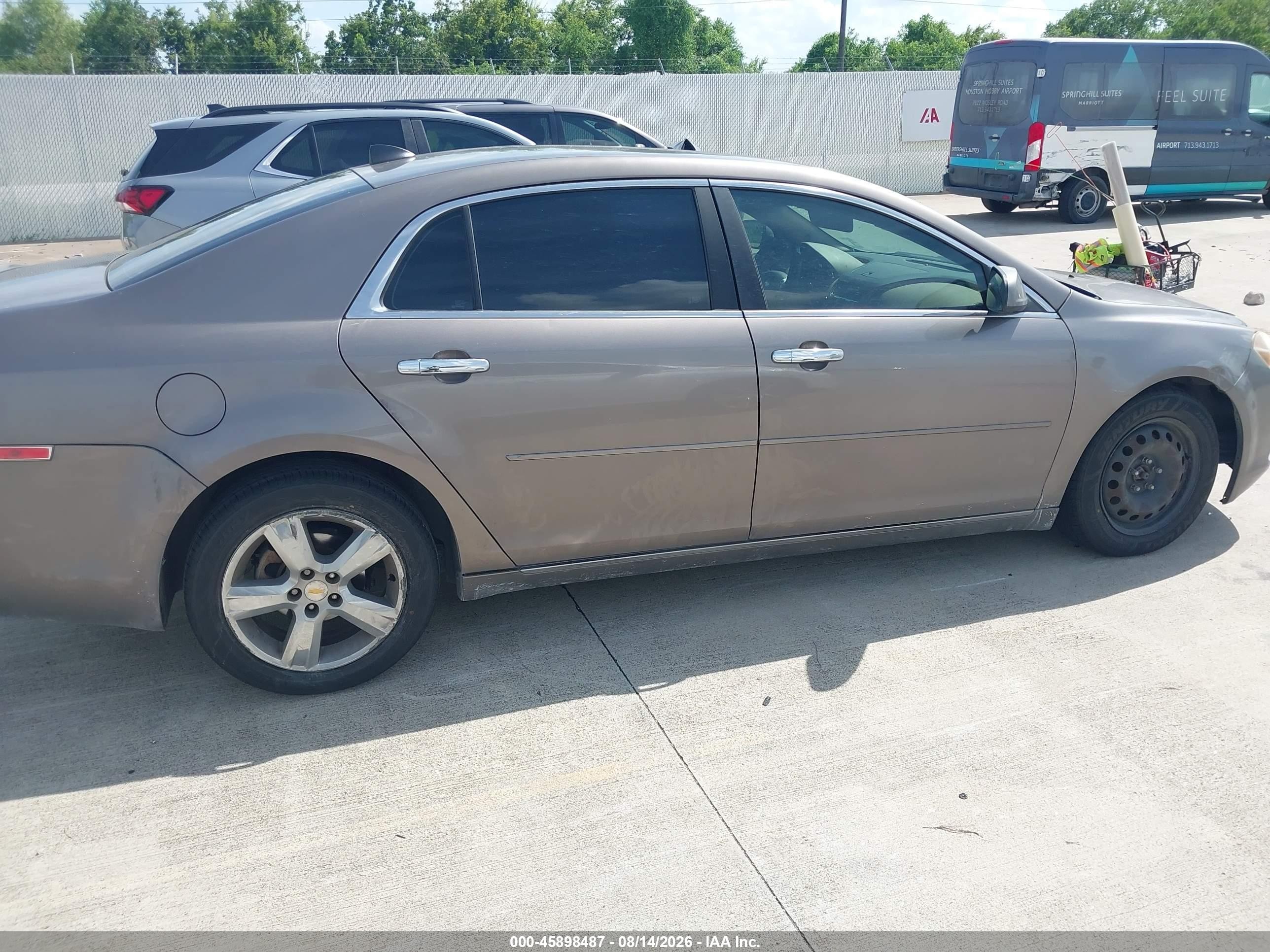 2012 Chevrolet Malibu 3lt Gold vin: 1G1ZF5E72CF107909