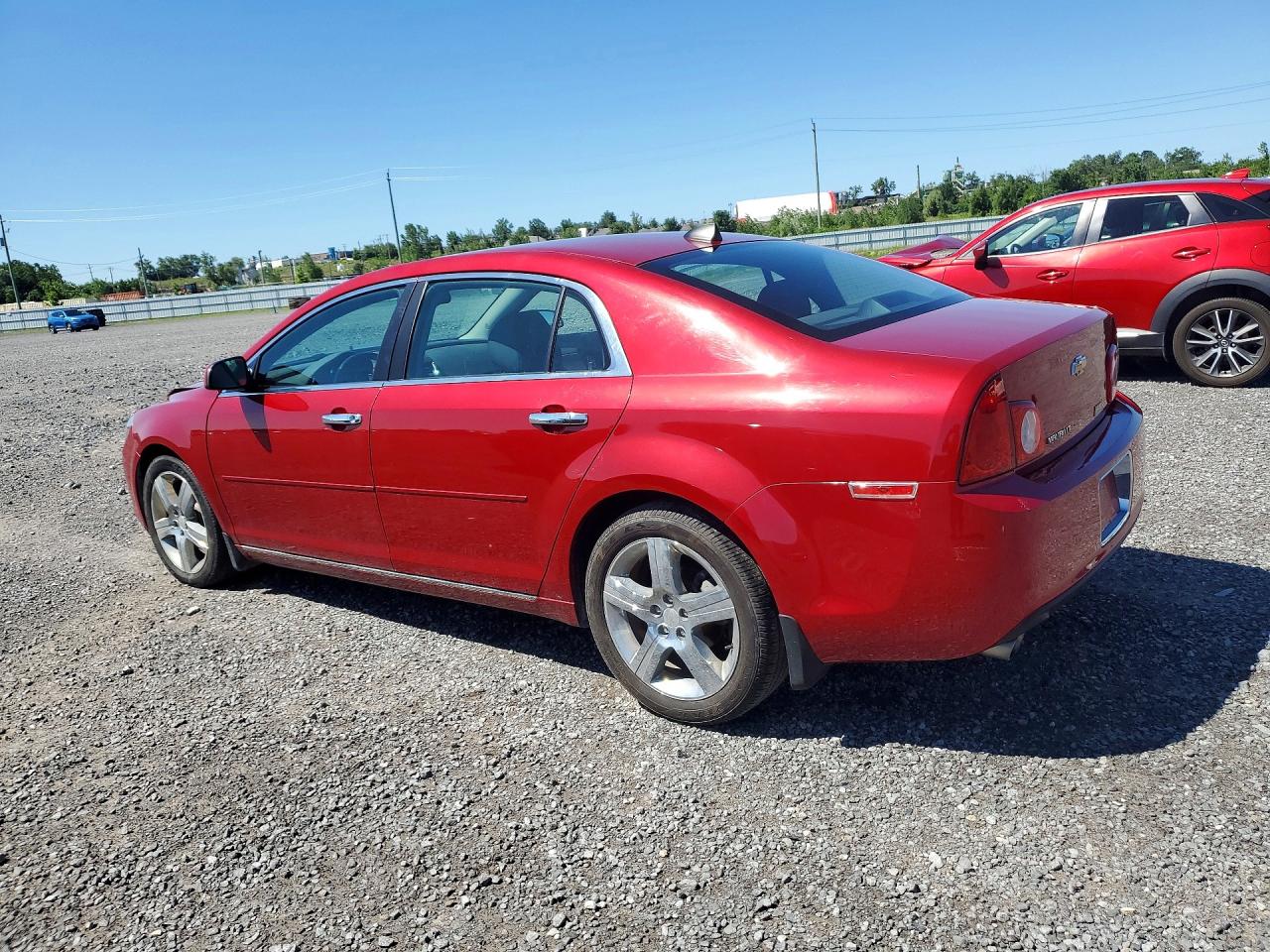 2012 Chevrolet Malibu 3lt Red vin: 1G1ZF5E73CF232966