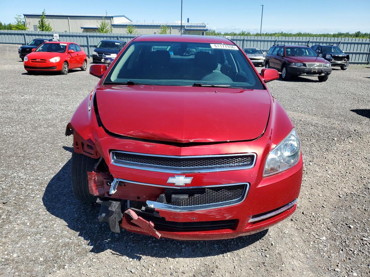 2012 Chevrolet Malibu 3lt Red vin: 1G1ZF5E73CF232966