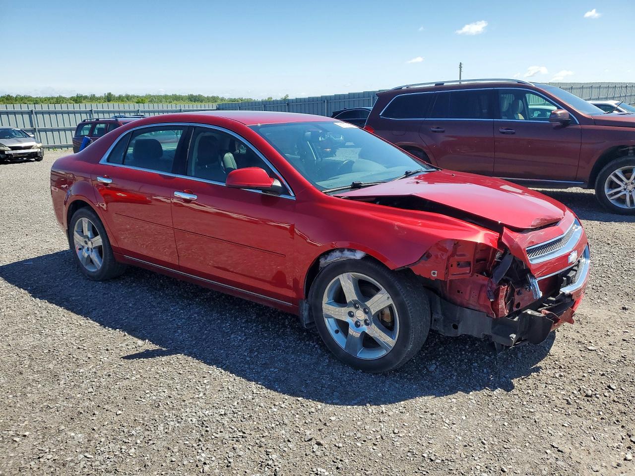 2012 Chevrolet Malibu 3lt Red vin: 1G1ZF5E73CF232966