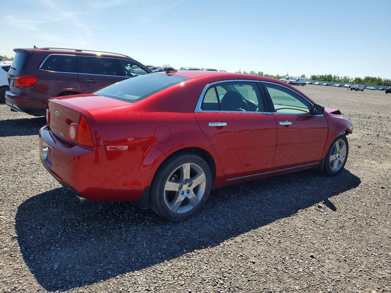 2012 Chevrolet Malibu 3lt Red vin: 1G1ZF5E73CF232966