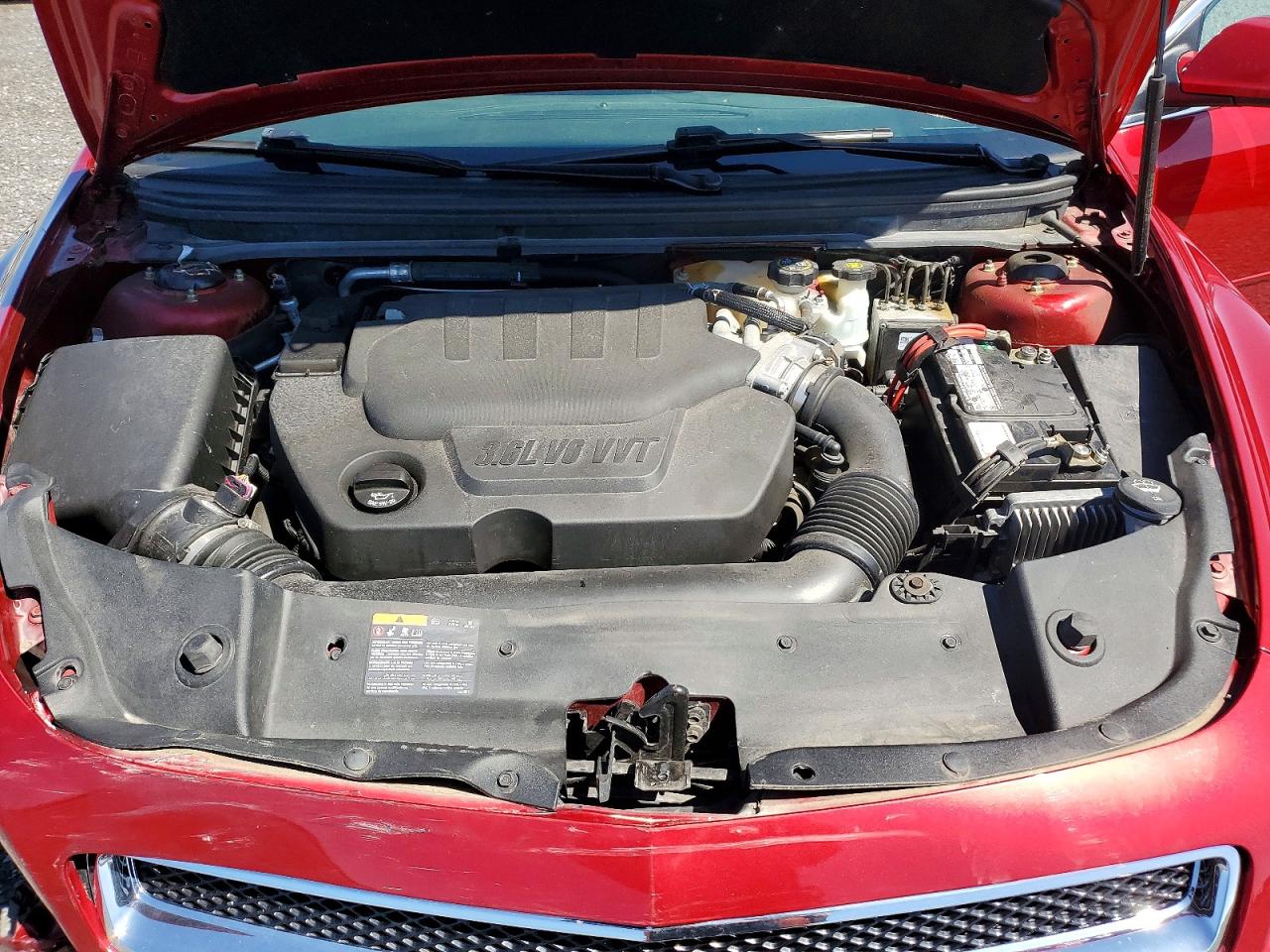 2012 Chevrolet Malibu 3lt Red vin: 1G1ZF5E73CF232966