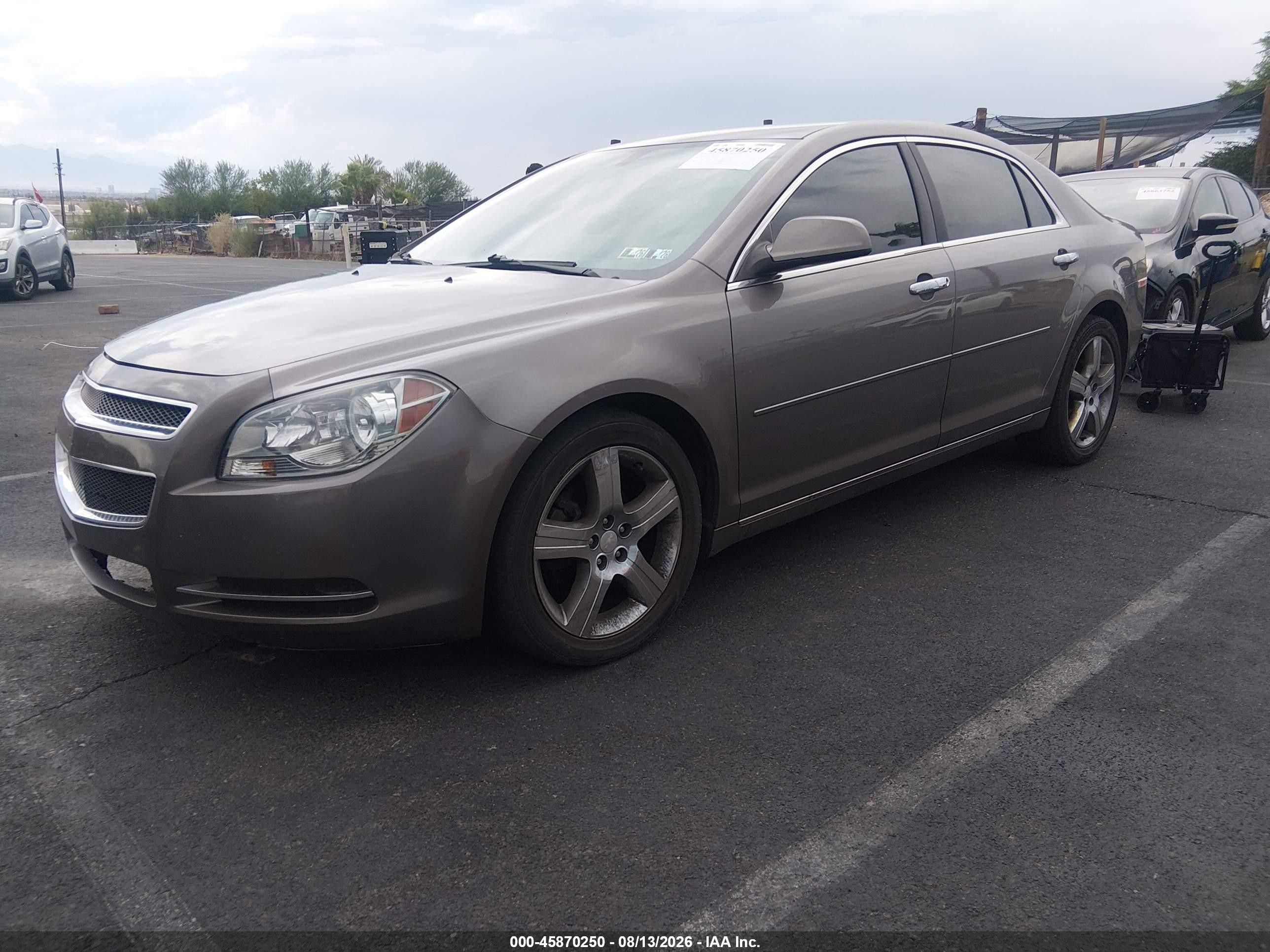 2012 Chevrolet Malibu 3lt Gray vin: 1G1ZF5E75CF177405
