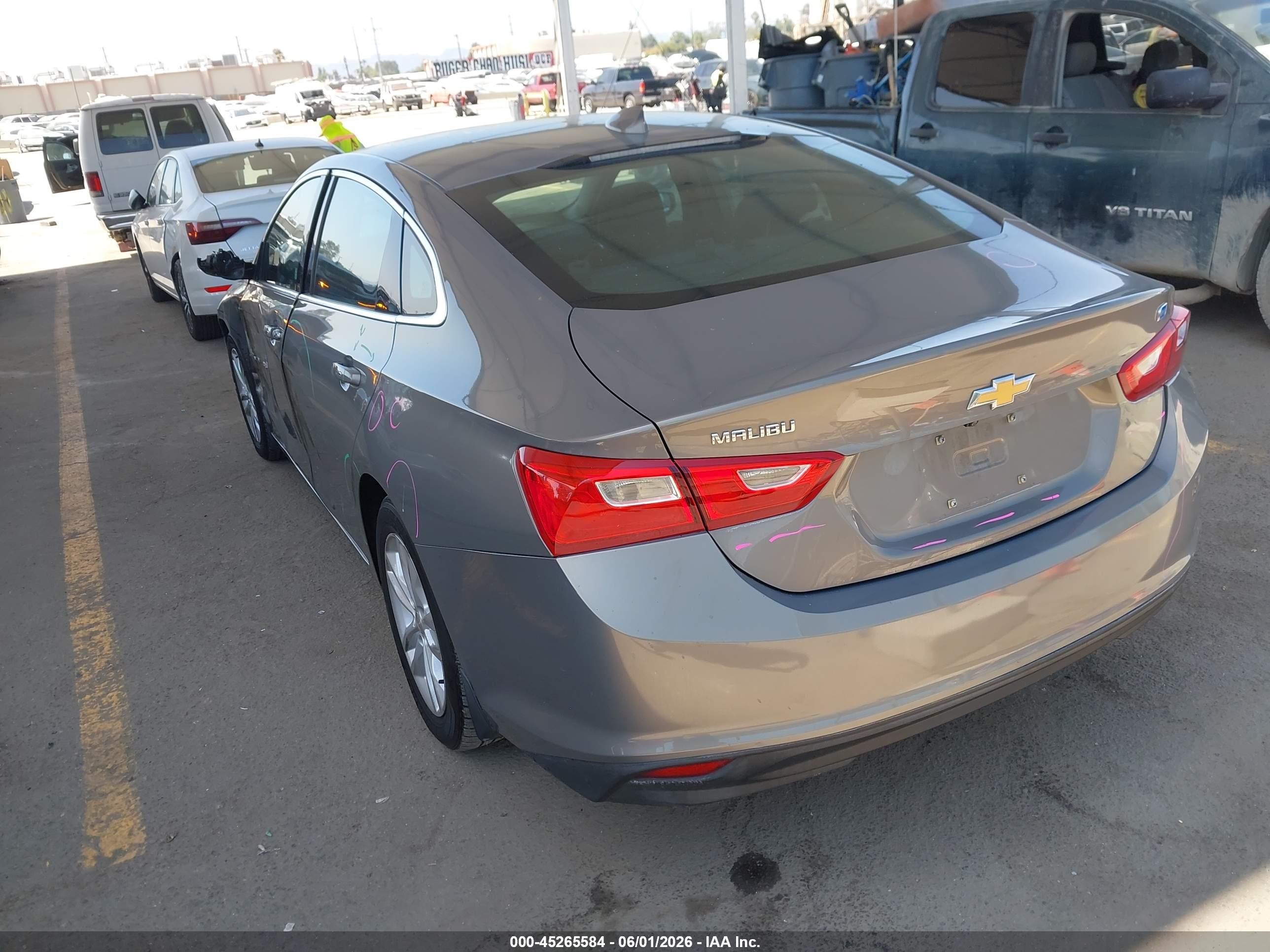 2018 Chevrolet Malibu Hybrid Серый vin: 1G1ZF5SU4JF168699