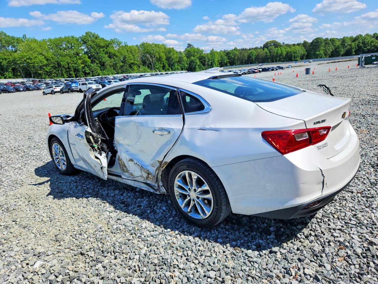 2018 Chevrolet Malibu Hybrid White vin: 1G1ZF5SU5JF179548