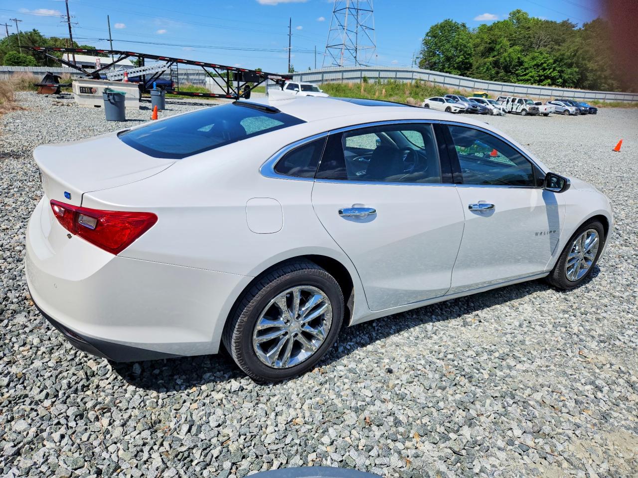 2018 Chevrolet Malibu Hybrid White vin: 1G1ZF5SU5JF179548