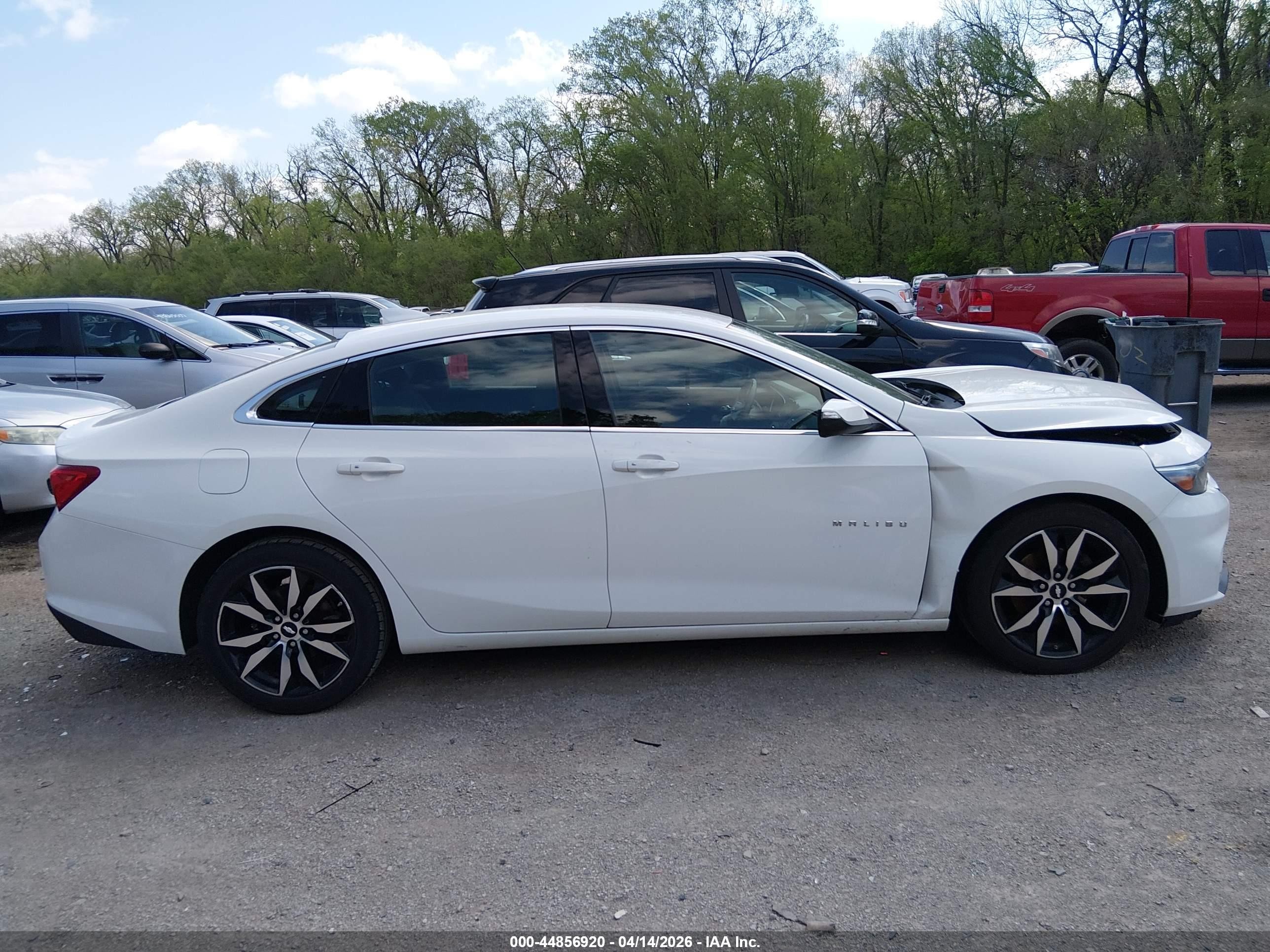 2016 Chevrolet Malibu 2lt White vin: 1G1ZF5SX0GF205881