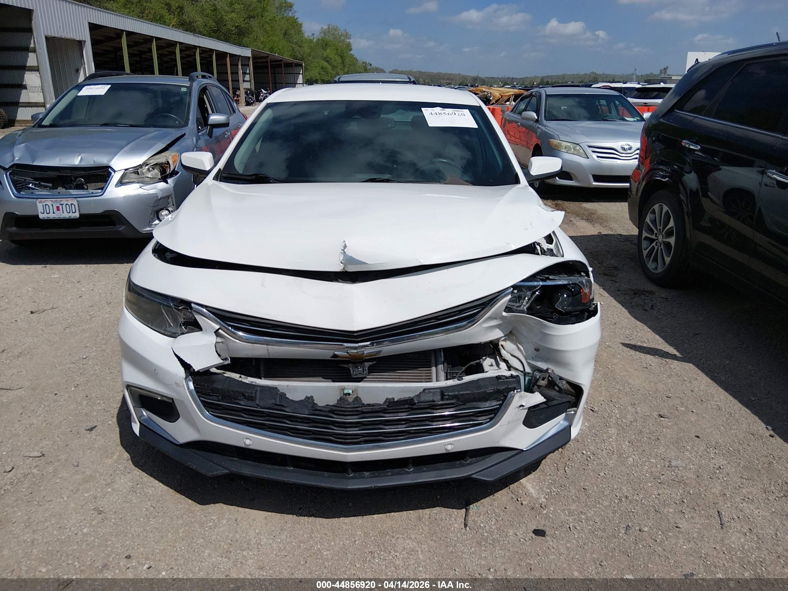 2016 Chevrolet Malibu 2lt White vin: 1G1ZF5SX0GF205881