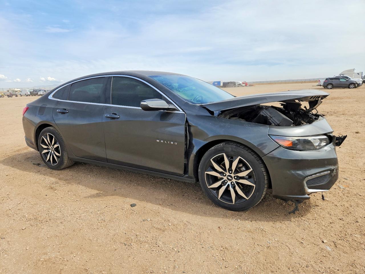 2016 Chevrolet Malibu Lt Charcoal vin: 1G1ZF5SXXGF327504