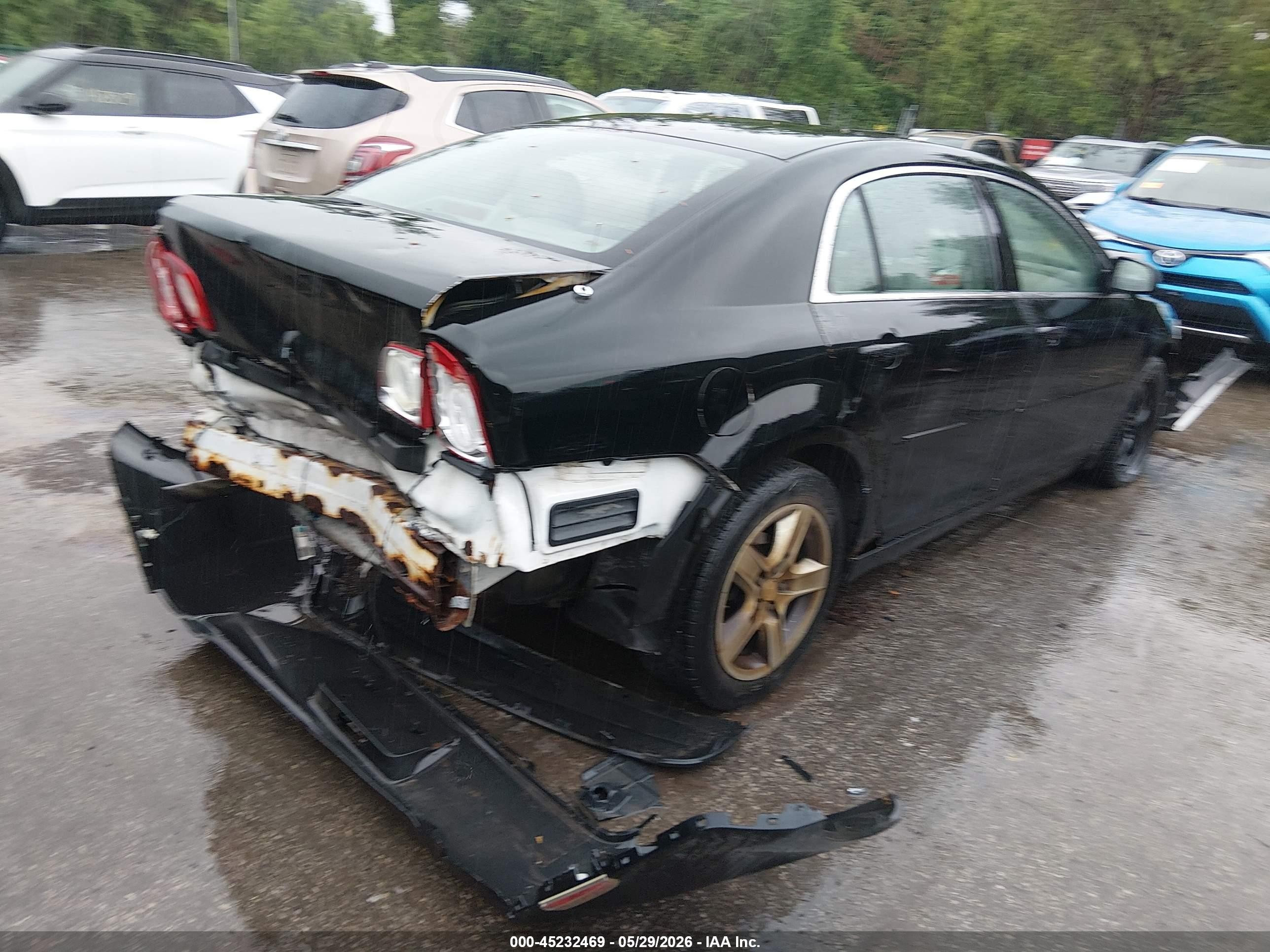 2009 Chevrolet Malibu Ls Black vin: 1G1ZG57B09F108225
