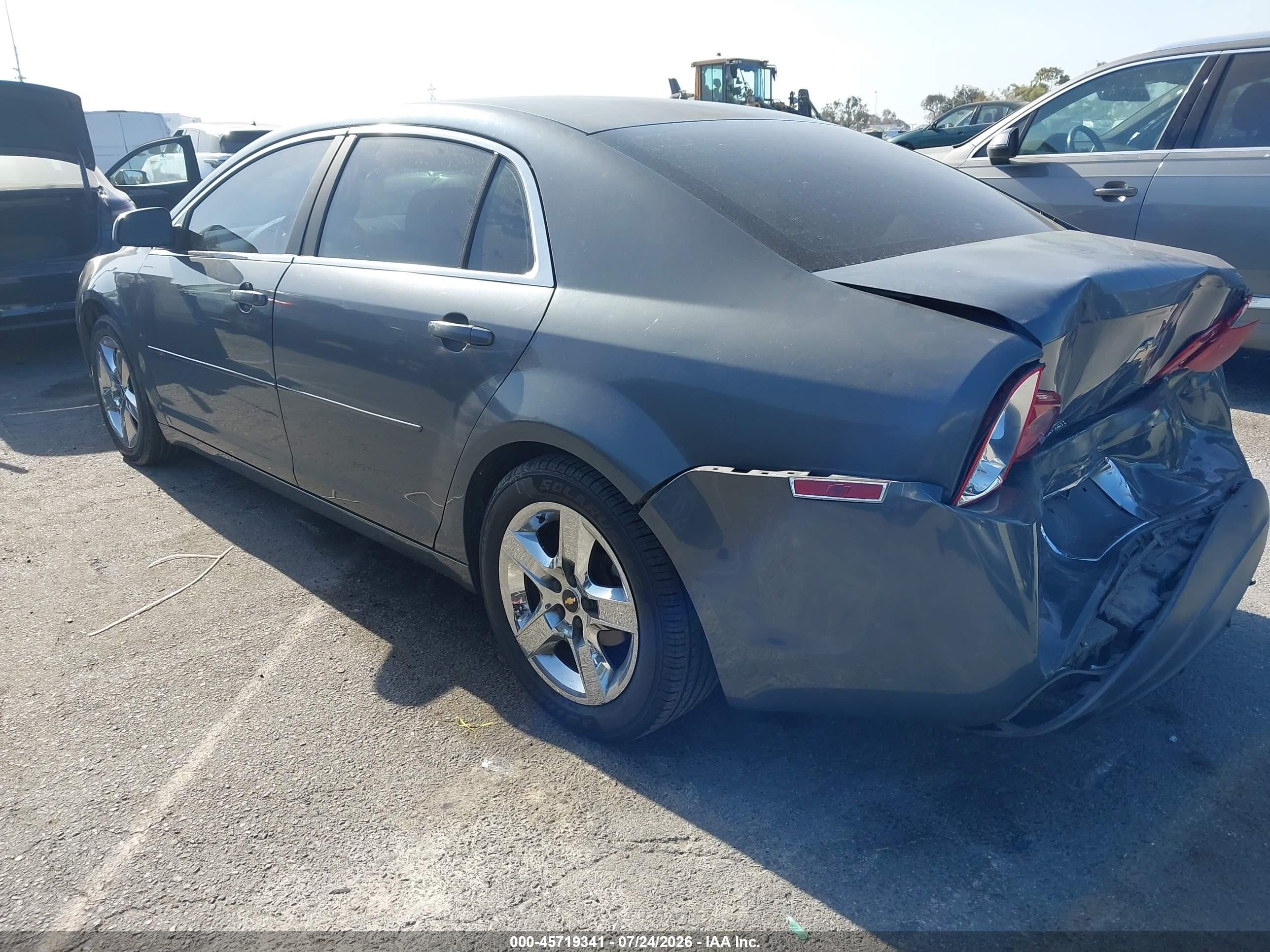 2009 Chevrolet Malibu Ls Gray vin: 1G1ZG57B09F152869