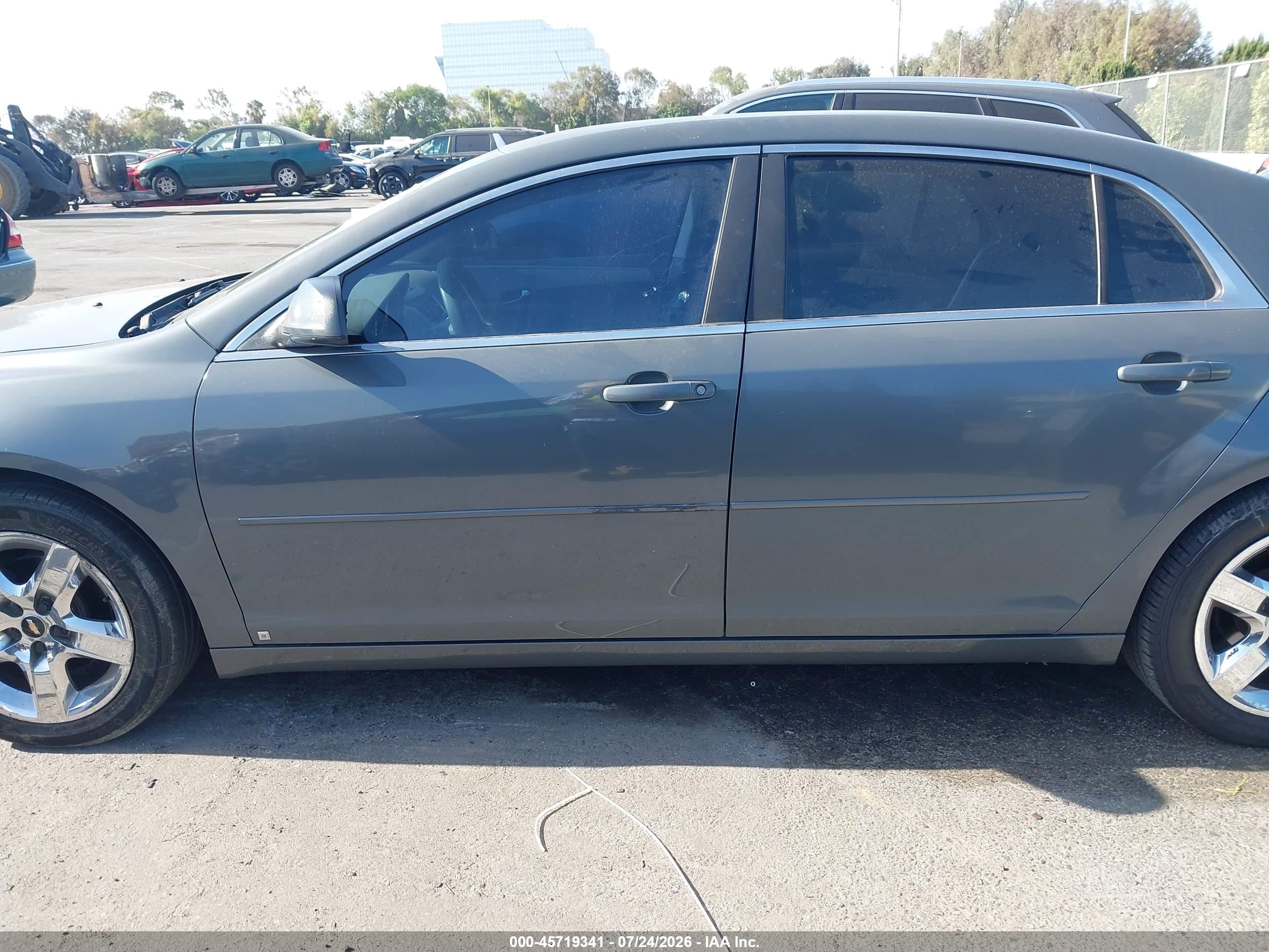 2009 Chevrolet Malibu Ls Gray vin: 1G1ZG57B09F152869