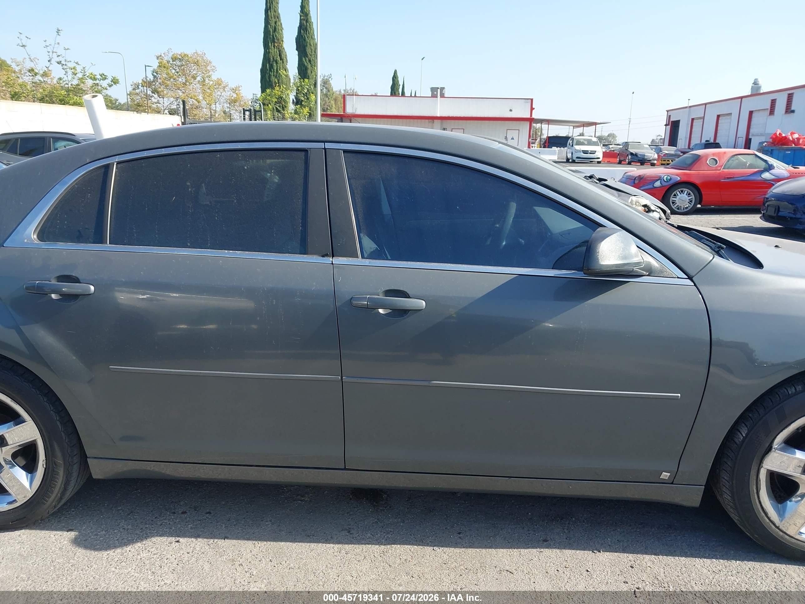 2009 Chevrolet Malibu Ls Gray vin: 1G1ZG57B09F152869