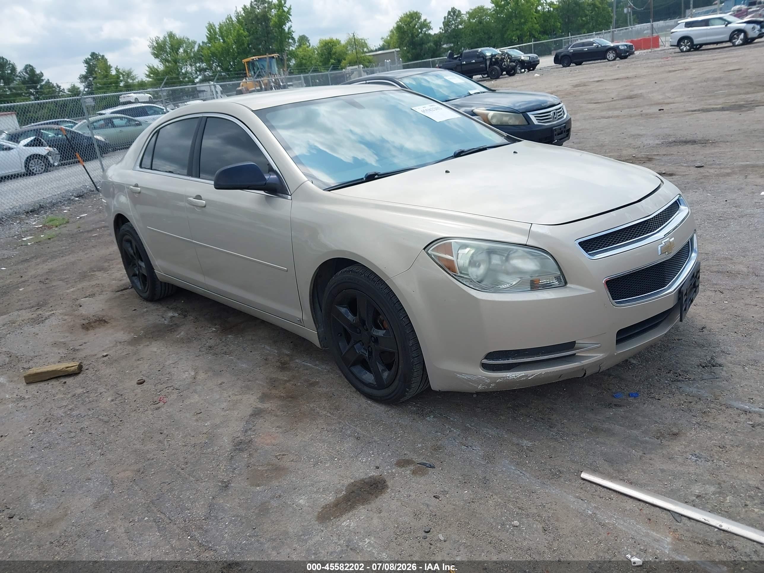 2009 Chevrolet Malibu Ls Gold vin: 1G1ZG57B09F259873
