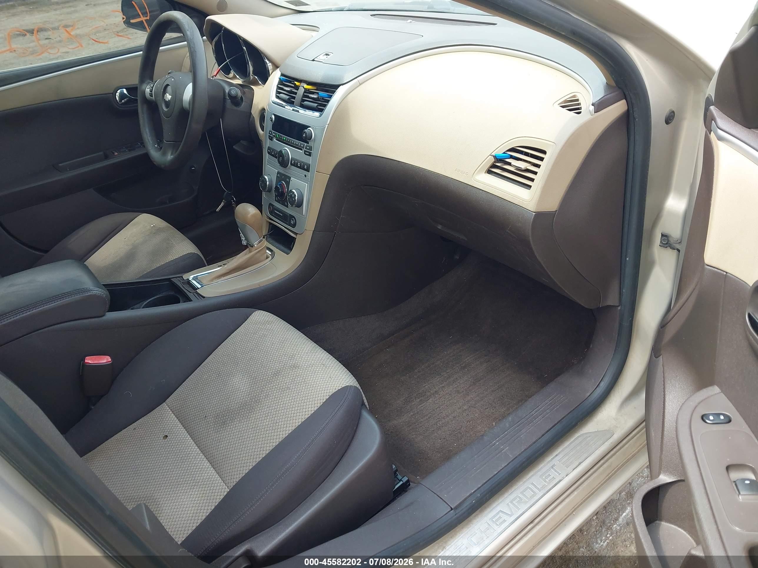 2009 Chevrolet Malibu Ls Gold vin: 1G1ZG57B09F259873