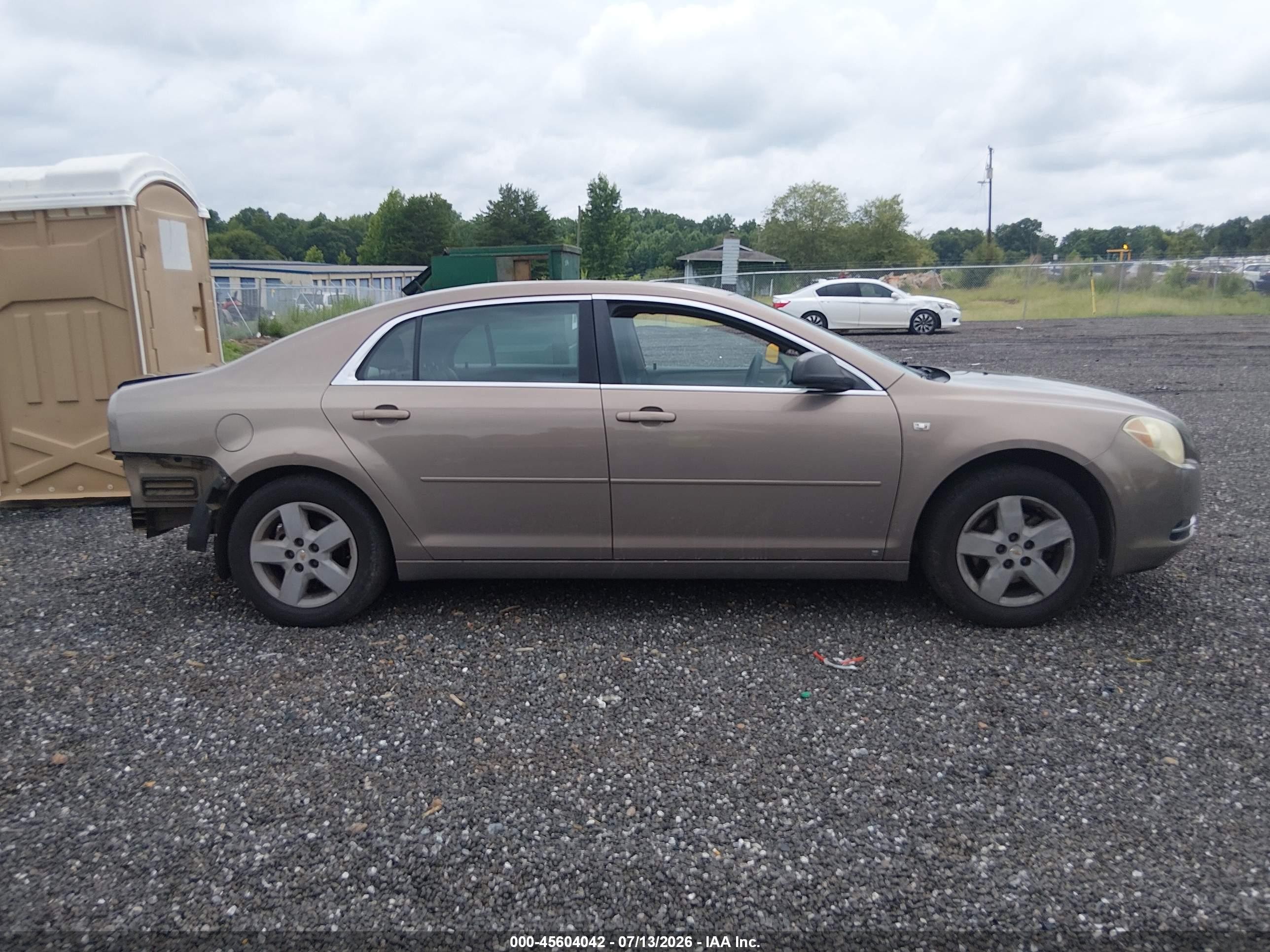 2008 Chevrolet Malibu Ls W/1ls Золотой vin: 1G1ZG57B18F157531