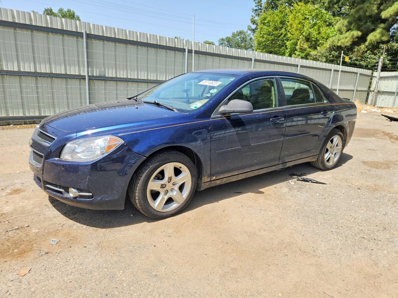 2009 Chevrolet Malibu Ls Blue vin: 1G1ZG57B194186525