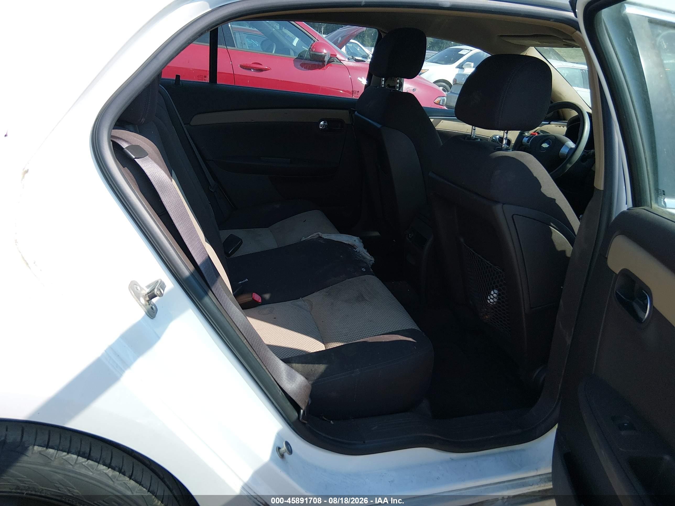 2009 Chevrolet Malibu Ls Белый vin: 1G1ZG57B19F220550