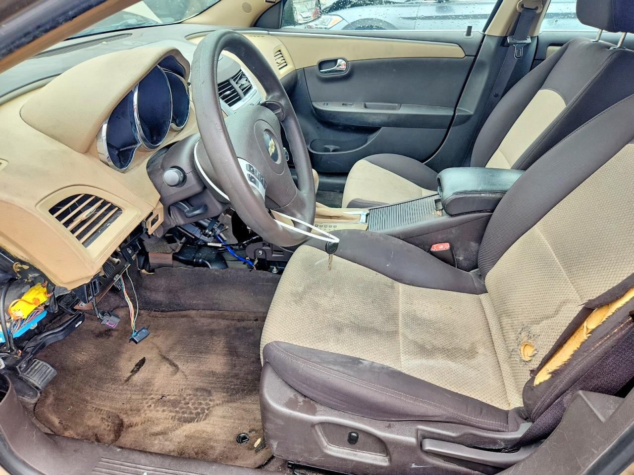 2008 Chevrolet Malibu Ls Золотой vin: 1G1ZG57B28F216165