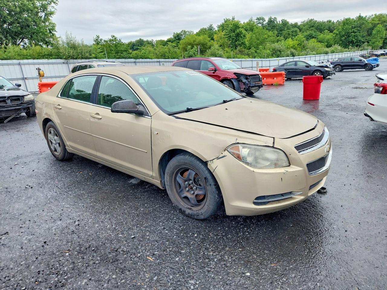 2008 Chevrolet Malibu Ls Золотой vin: 1G1ZG57B28F216165