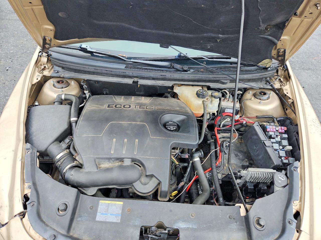 2008 Chevrolet Malibu Ls Золотой vin: 1G1ZG57B28F216165
