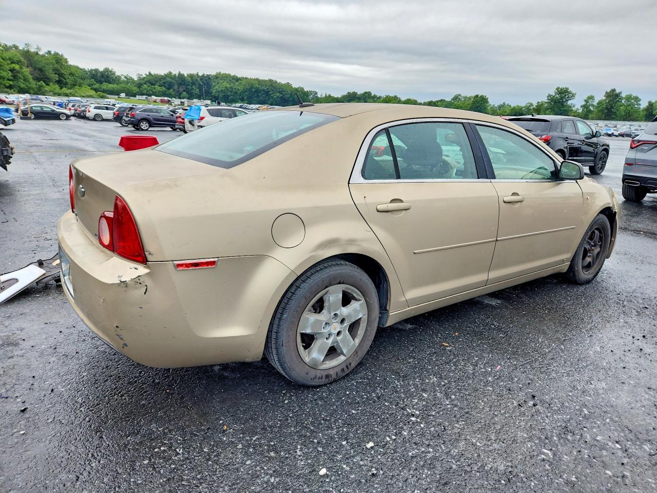 2008 Chevrolet Malibu Ls Золотой vin: 1G1ZG57B28F216165