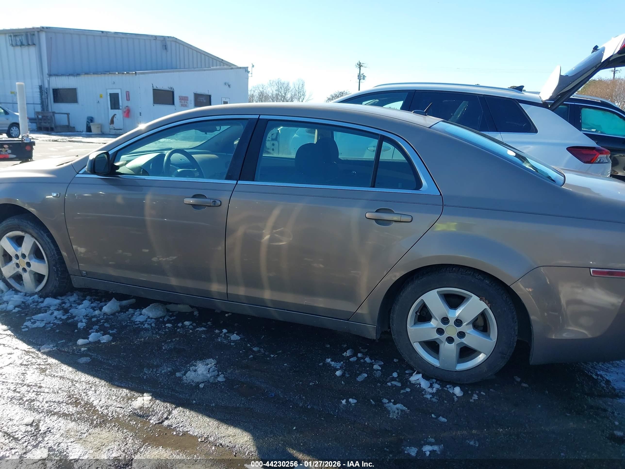 2008 Chevrolet Malibu Ls Серый vin: 1G1ZG57B28F227263