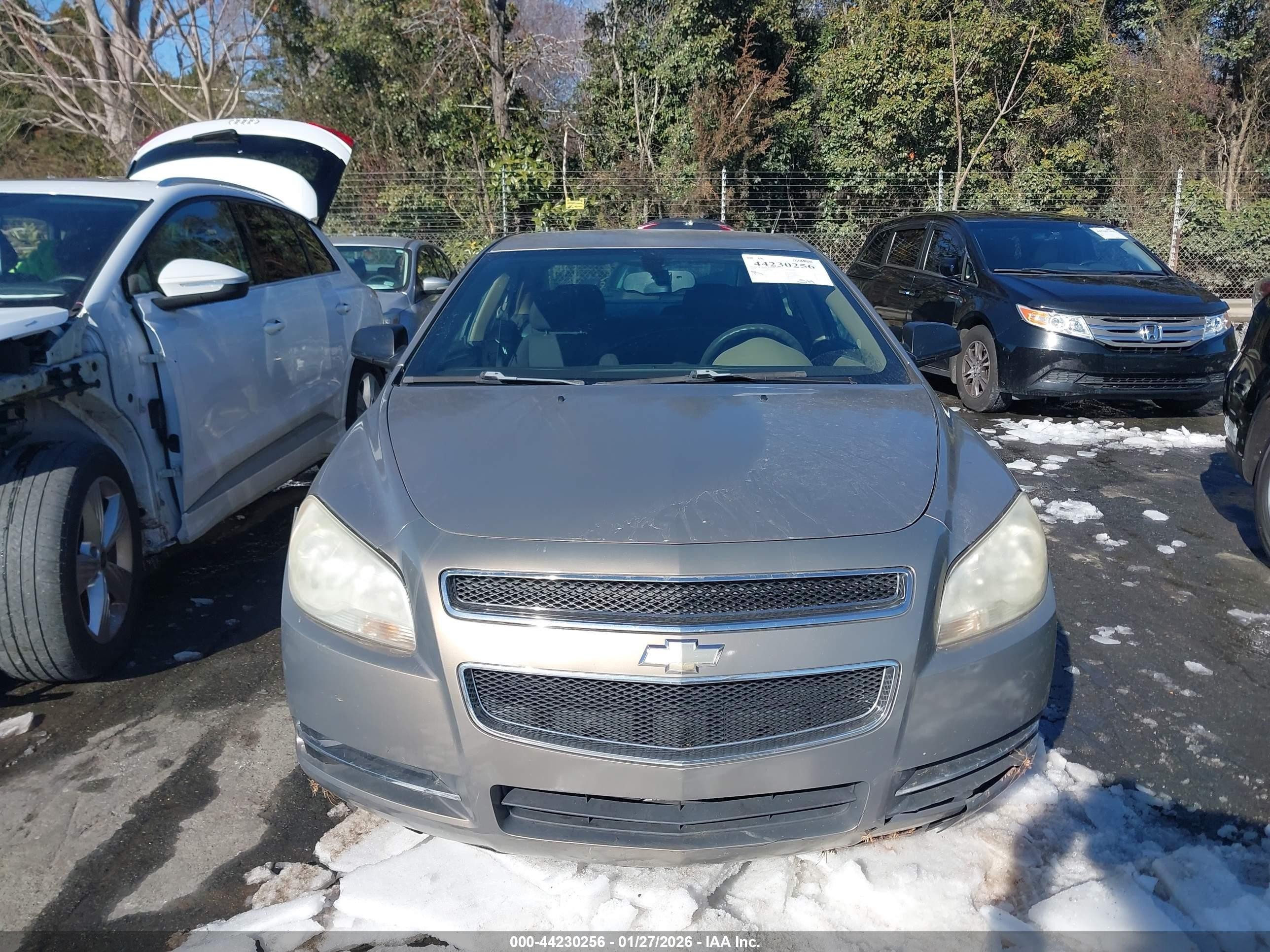2008 Chevrolet Malibu Ls Серый vin: 1G1ZG57B28F227263