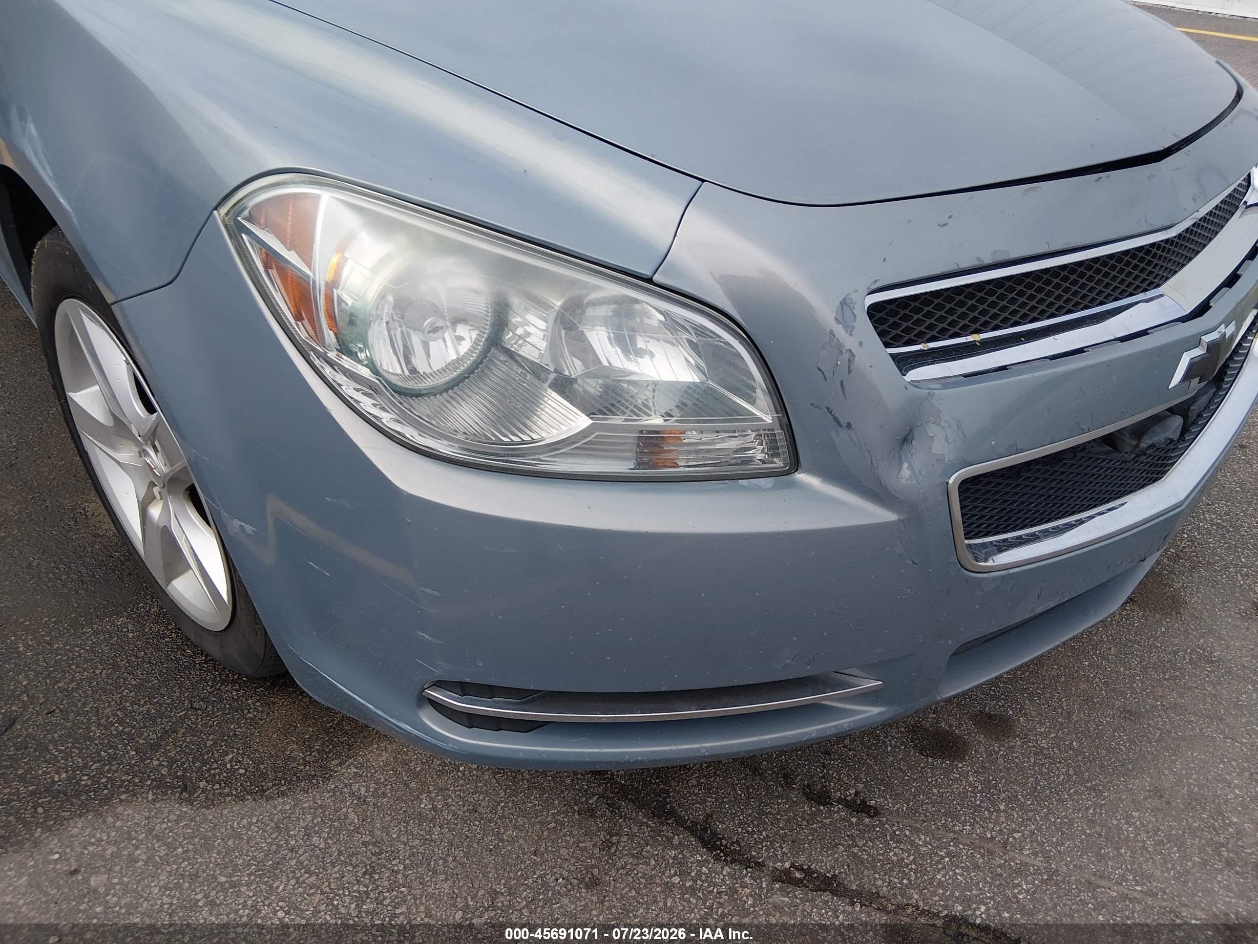 2009 Chevrolet Malibu Ls Blue vin: 1G1ZG57B29F160469