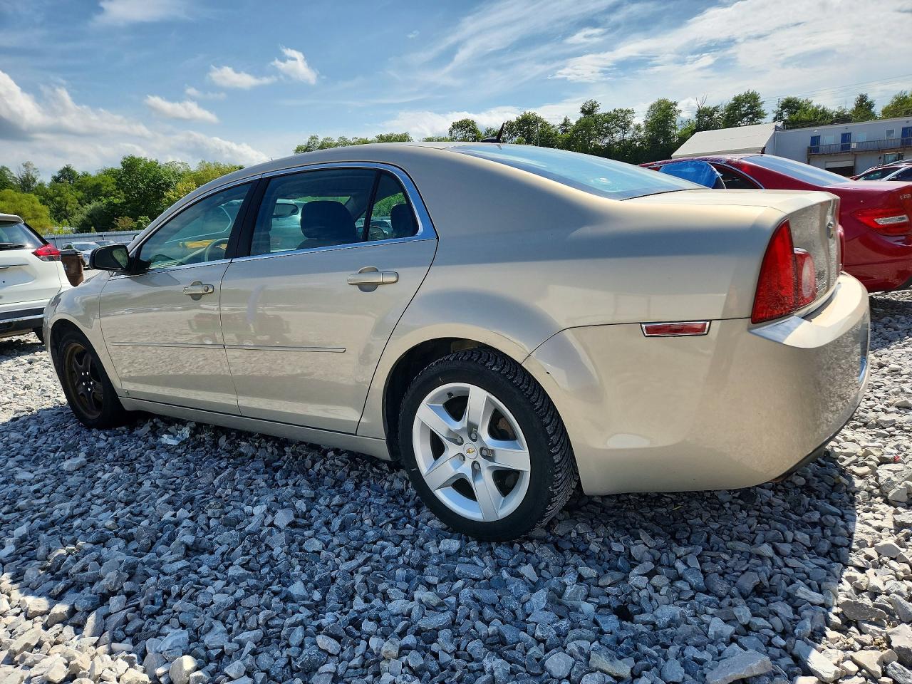 2009 Chevrolet Malibu Ls Beige vin: 1G1ZG57B29F257610