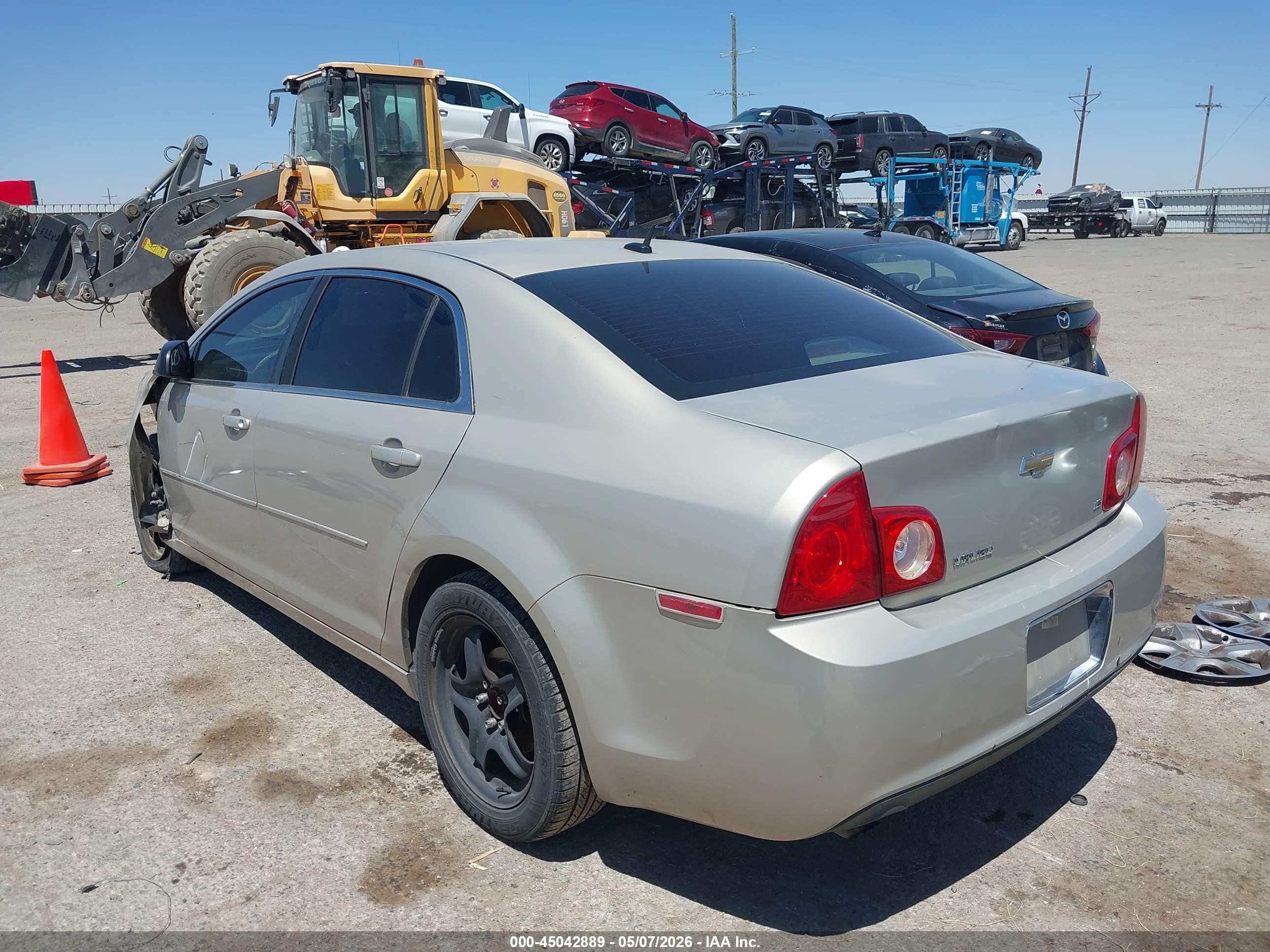 2009 Chevrolet Malibu Ls Золотой vin: 1G1ZG57B394163683