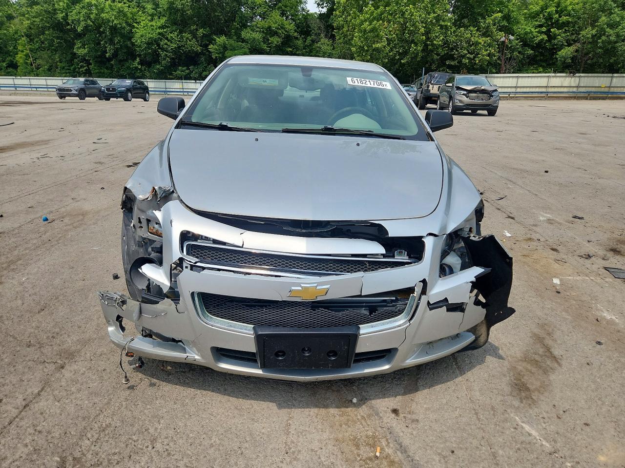 2009 Chevrolet Malibu Ls Silver vin: 1G1ZG57B394200280